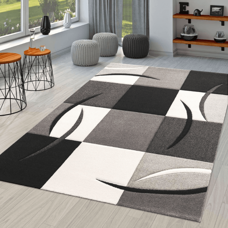 Tappeto moderno per salotto Diamond a pelo corto - 10
