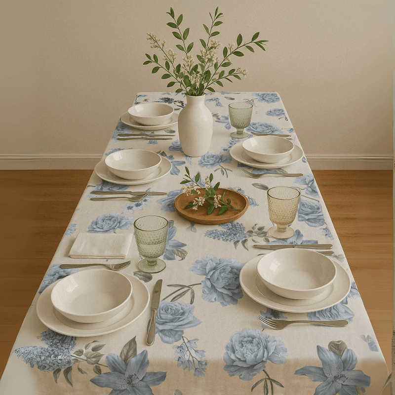 Tovaglia da tavolo con tovaglioli Botticelli Home Bloom - 10