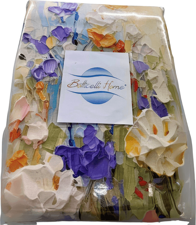 Copripiumino matrimoniale Botticelli Home Bouquet in cotone - 2