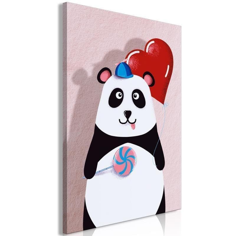 Quadro - Panda with a Balloon (1 Part) Vertical - 6
