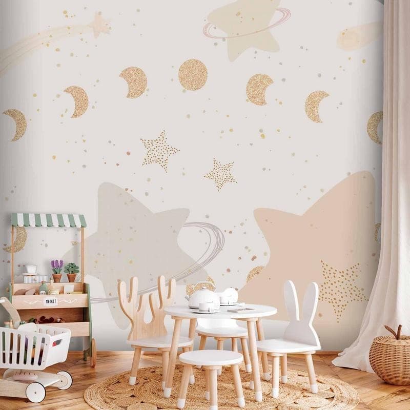 Carta da parati - Phases of the Moon Among Stardust - 13