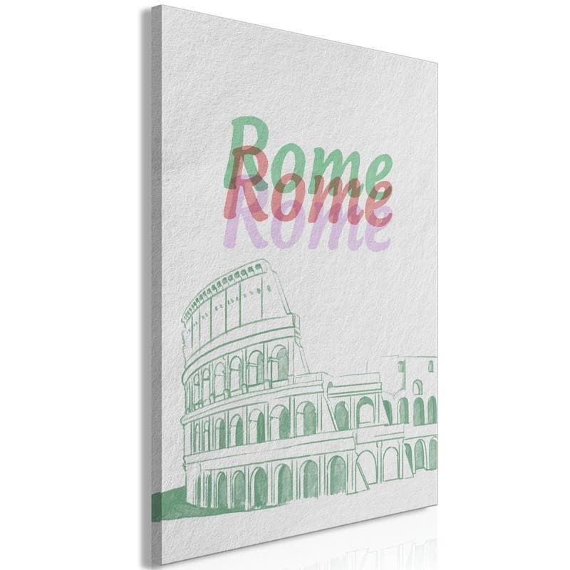 Quadro - Rome in Watercolours (1 Part) Vertical - 6