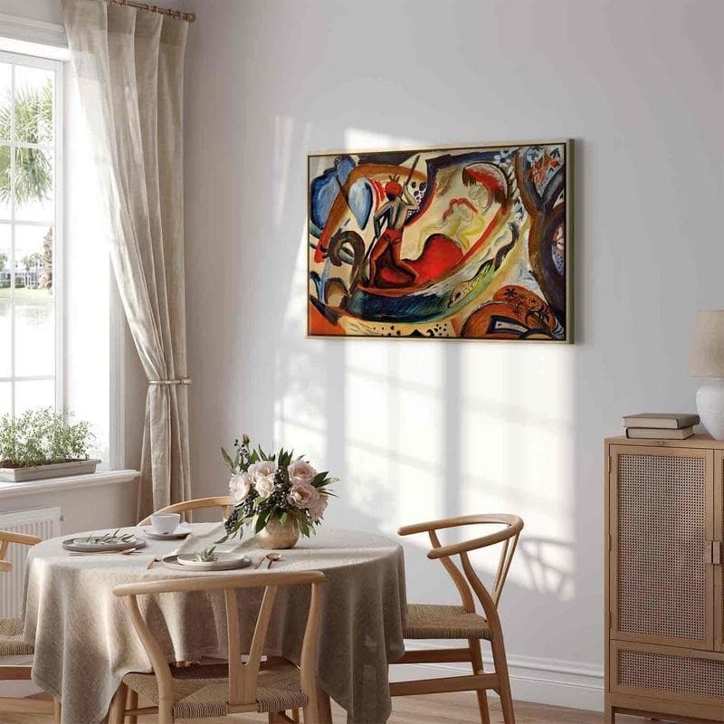 Quadro - Nackte Mädchen in der Barke (August Macke) - 12