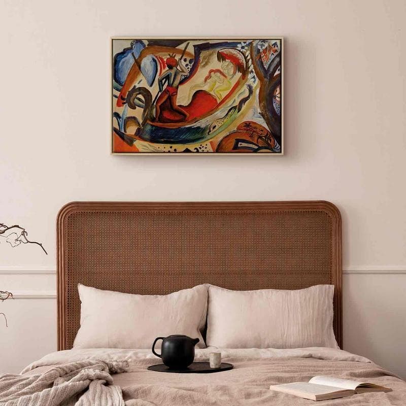 Quadro - Nackte Mädchen in der Barke (August Macke) - 9
