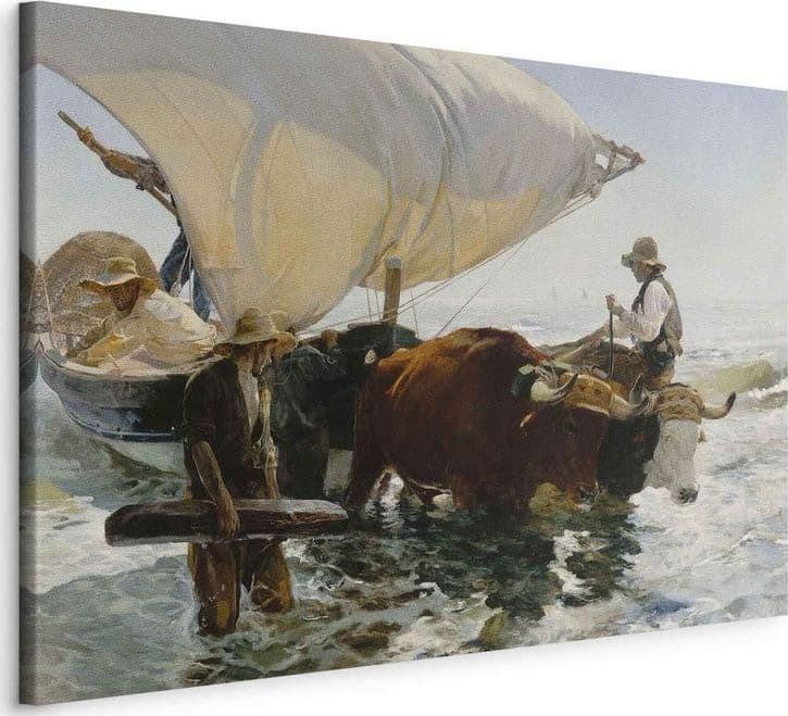 Quadro - The Return from Fishing (Joaquín Sorolla y Bastida) - 2