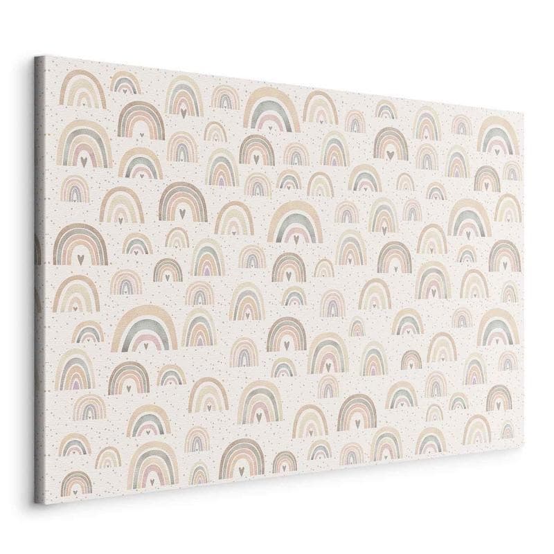 Quadro - Spring - Pastel Rainbows with Hearts on a Rainy Day - 20