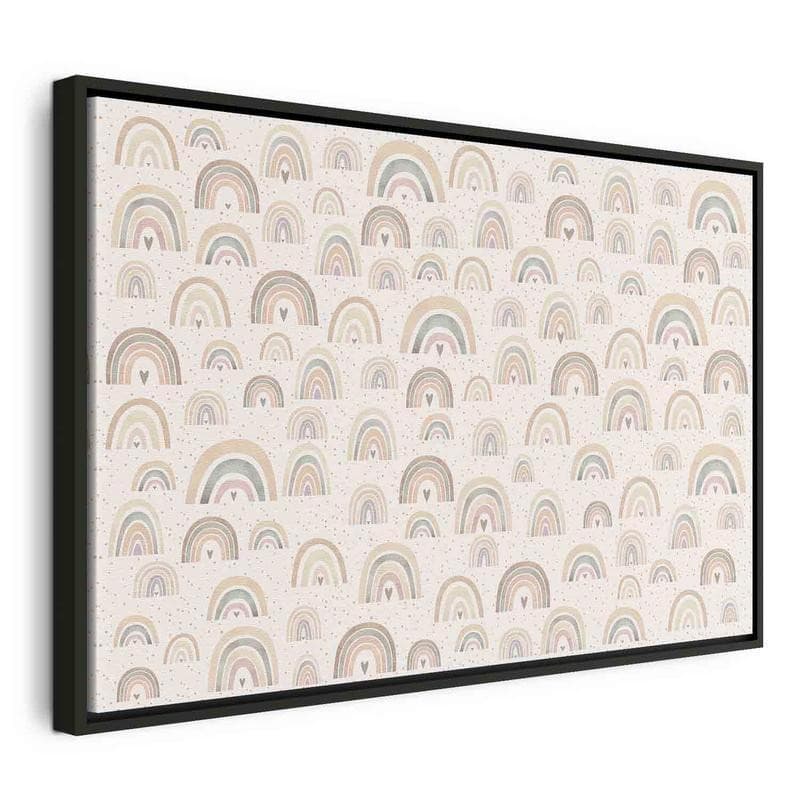 Quadro - Spring - Pastel Rainbows with Hearts on a Rainy Day - 21