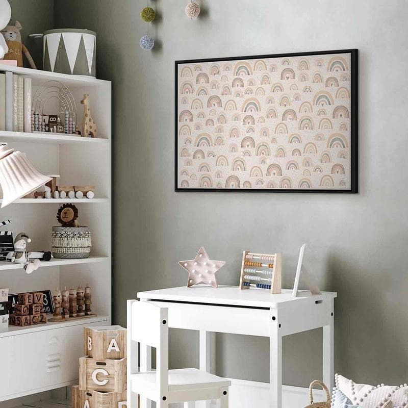 Quadro - Spring - Pastel Rainbows with Hearts on a Rainy Day - 7