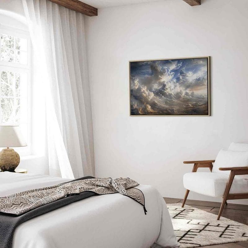 Quadro - Golden Reflections on Clouds Foretelling Dusk - 11