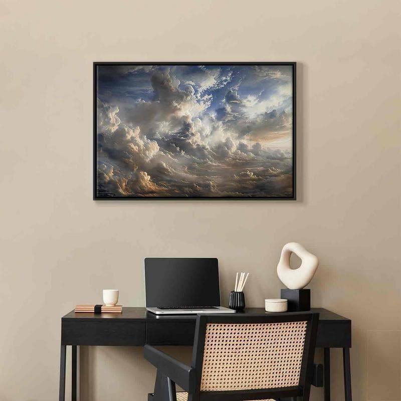 Quadro - Golden Reflections on Clouds Foretelling Dusk - 12