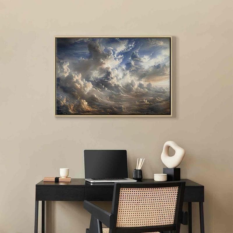 Quadro - Golden Reflections on Clouds Foretelling Dusk - 13
