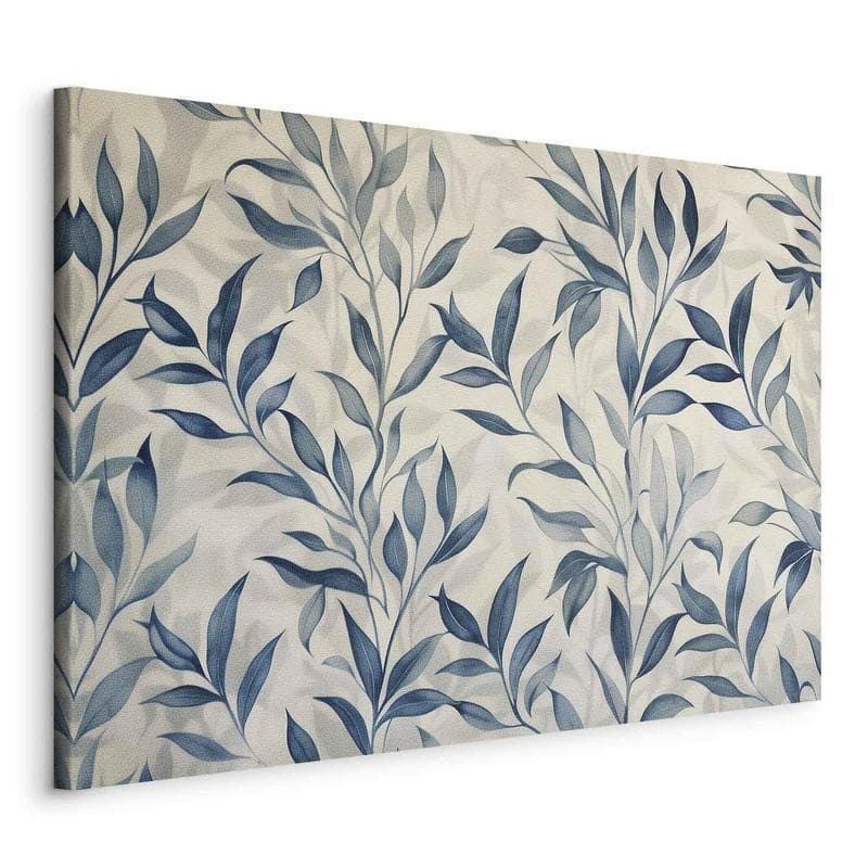 Quadro Delicate foglie blu - 20