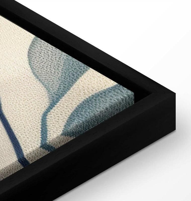 Quadro Delicate foglie blu - 14
