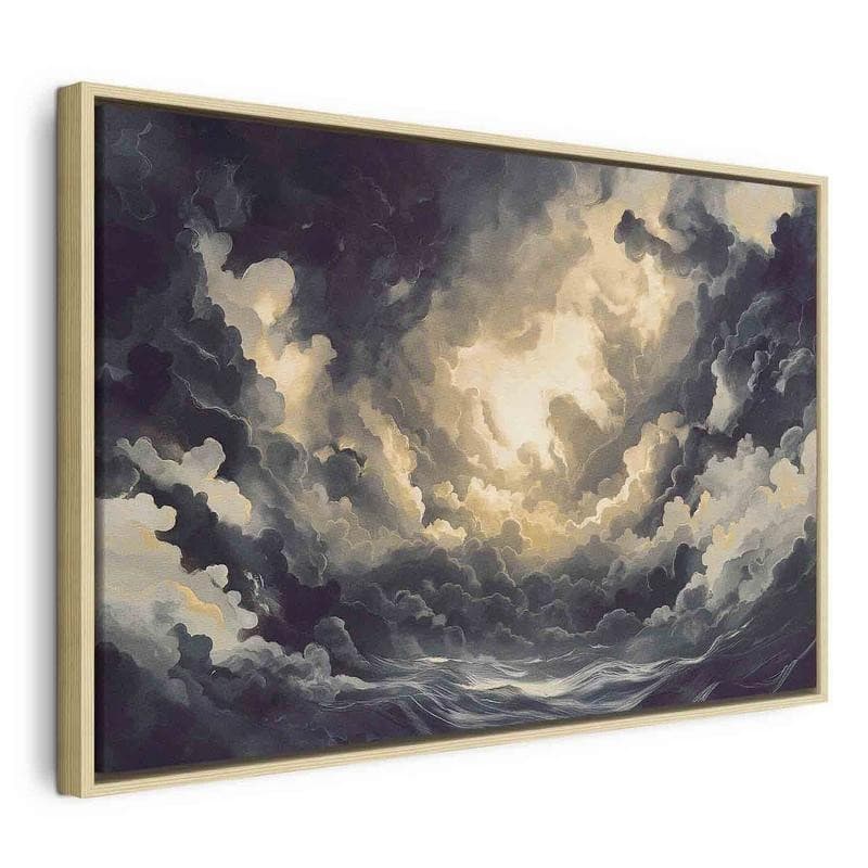 Quadro - Epic Light Play: The Sun Battling for Dominance Over the Clouds - 20