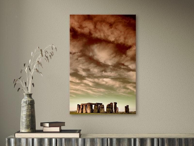 Quadro - Clouds Over Stonehenge (1 Part) Vertical - 2