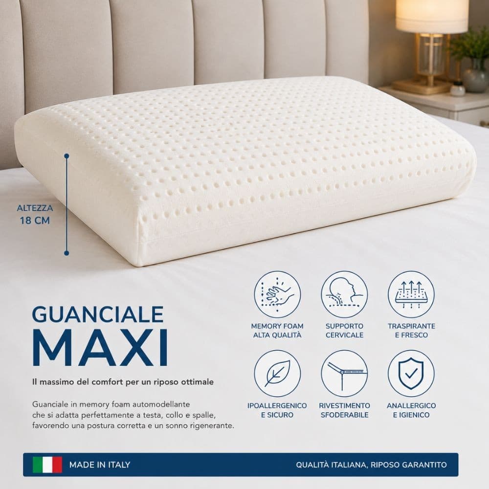 Cuscino memory Botticelli Home Maxi - 2