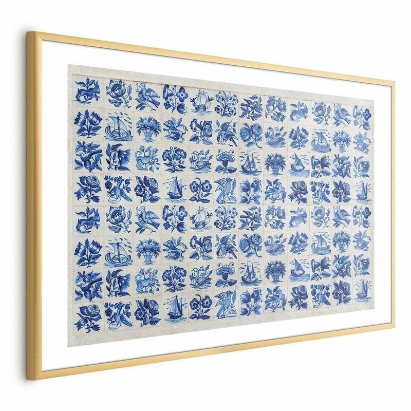 Poster - Azulejos Tiles - traditional Portuguese ceramic tiles - 19