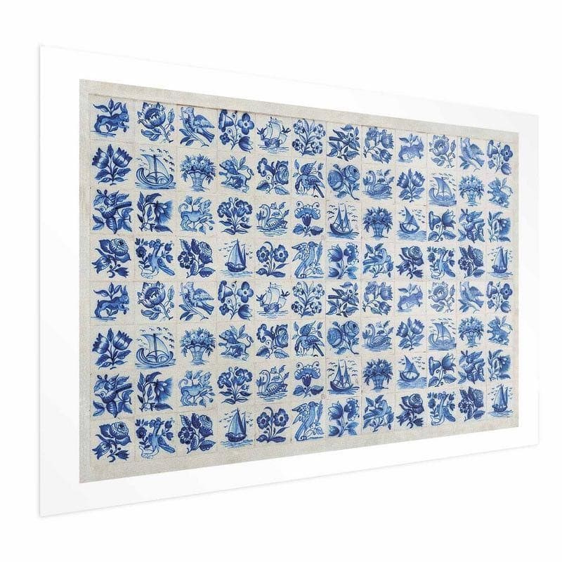 Poster - Azulejos Tiles - traditional Portuguese ceramic tiles - 16