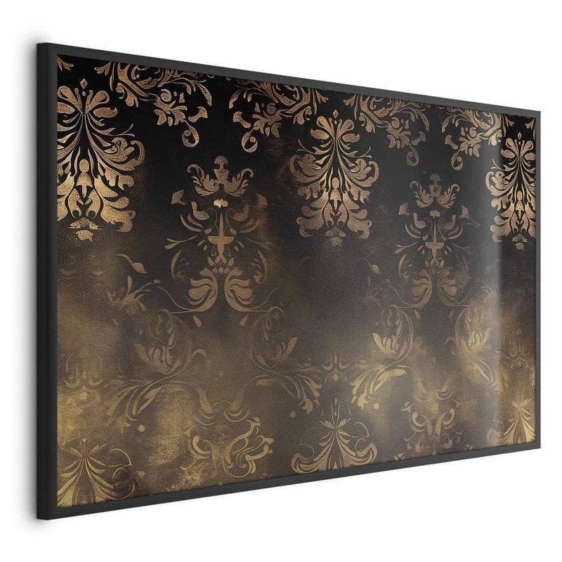 Poster - Dark Baroque Patterns with Golden Accents - 15