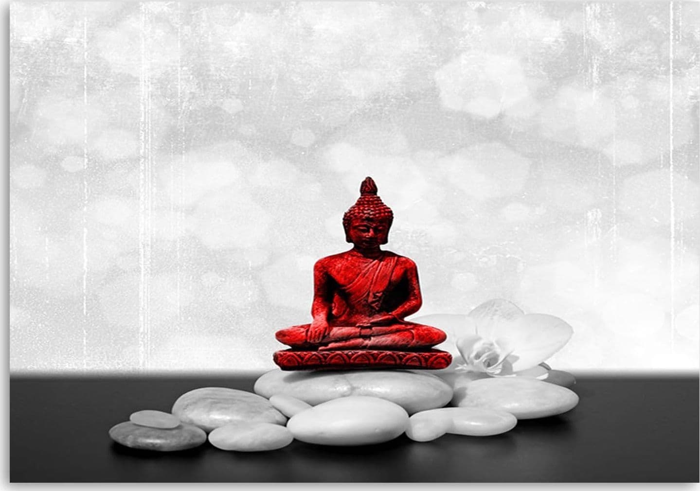 Quadro su tela, Zen meditare Buddha - 3