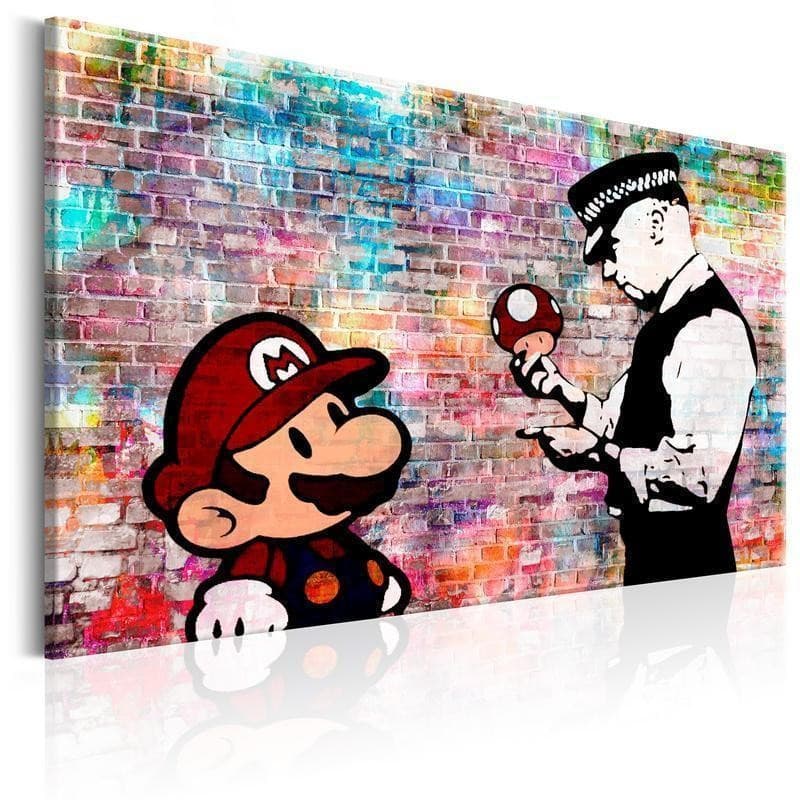 Quadro Banksy  Colourful Brick - 6