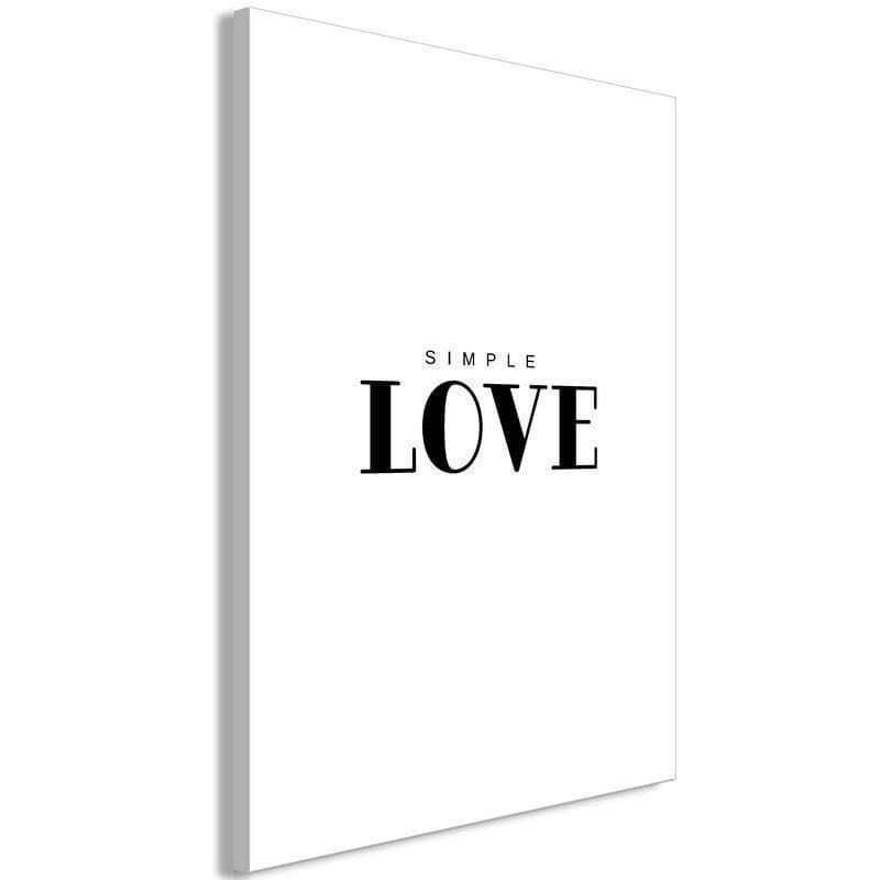 Quadro Simple Love (1 Part) Vertical - 6