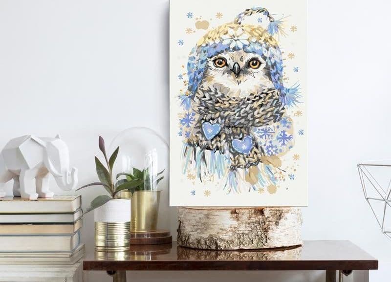 Quadro fai da te  Cold Owl - 2