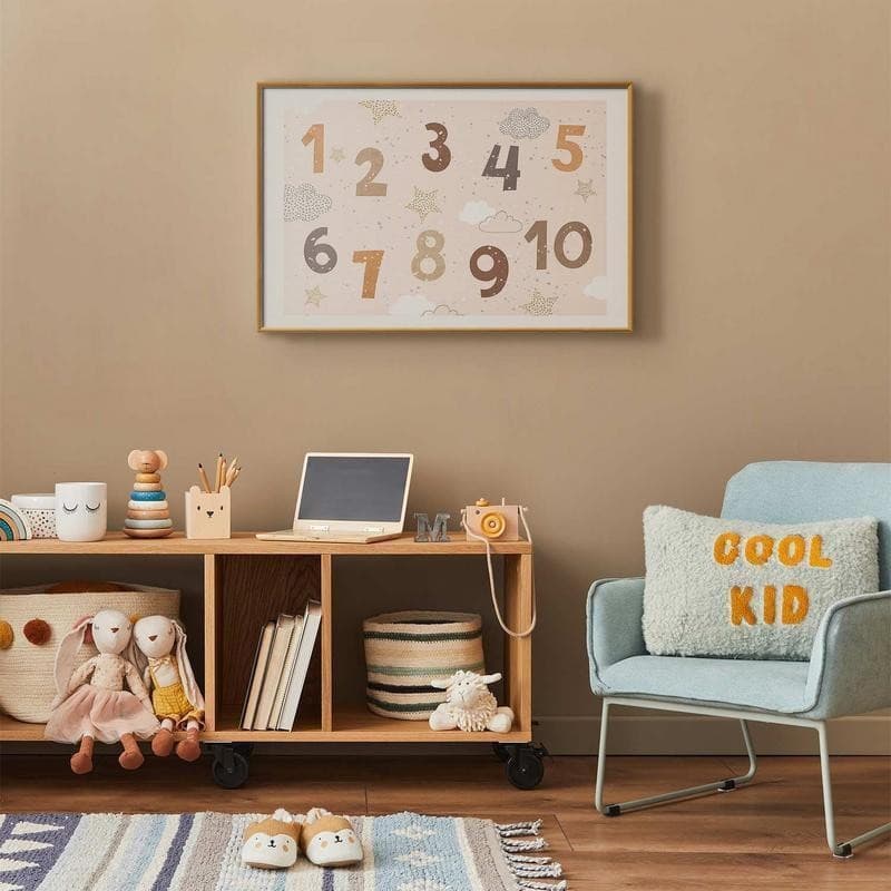 Poster - Numbers with Falling Snow - 11