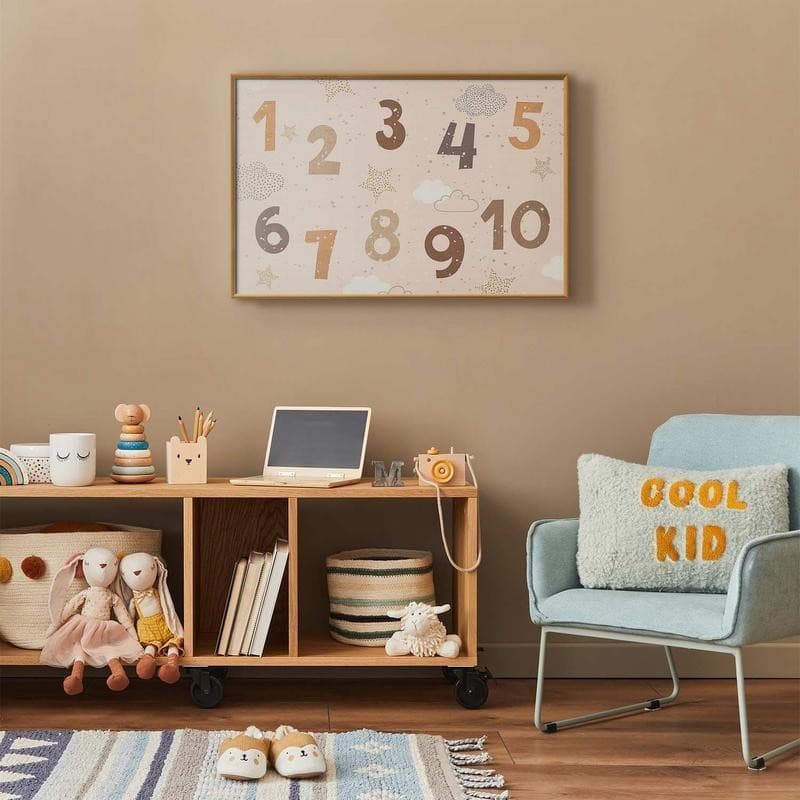 Poster - Numbers with Falling Snow - 10