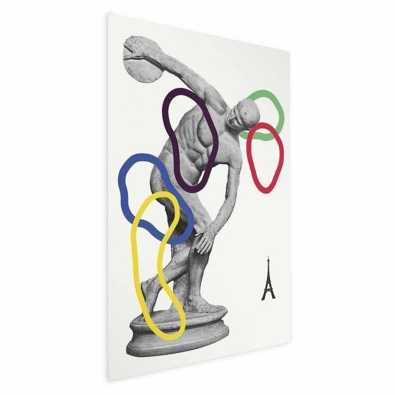 Poster - Collage Graphic - Discus Thrower - Sculpture - 15