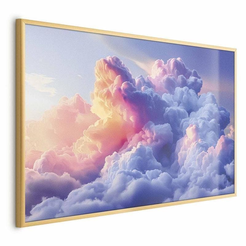 Poster - Clouds Like Painted: Artistic Dawn Brushes Painting the Sky - 17