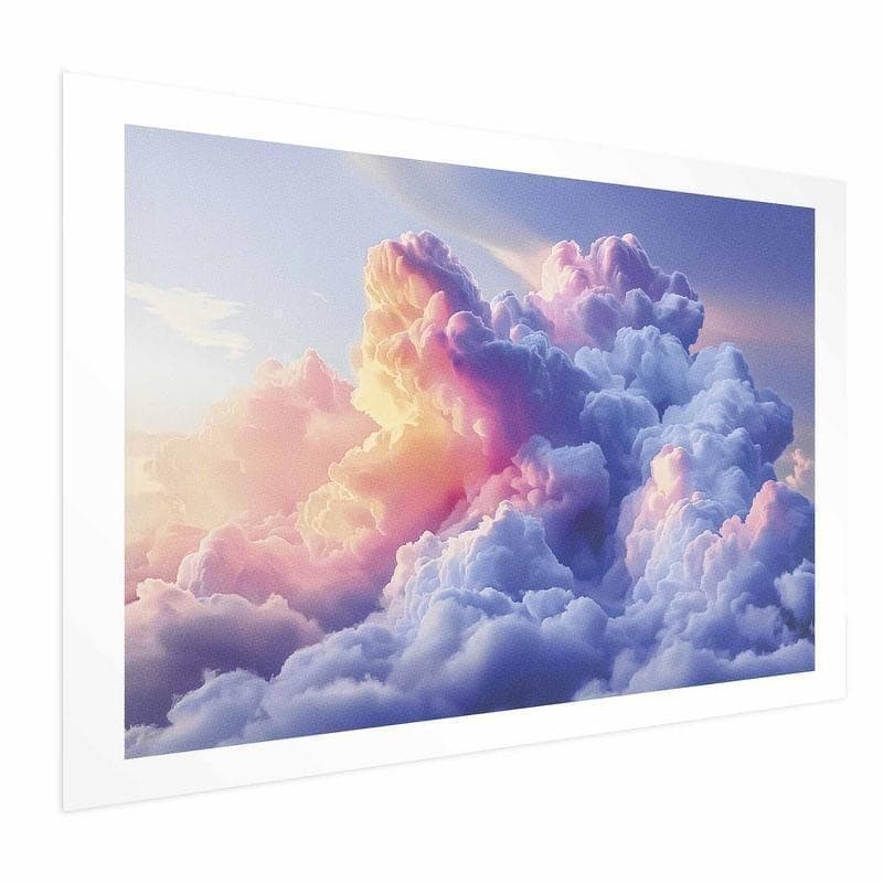 Poster - Clouds Like Painted: Artistic Dawn Brushes Painting the Sky - 16