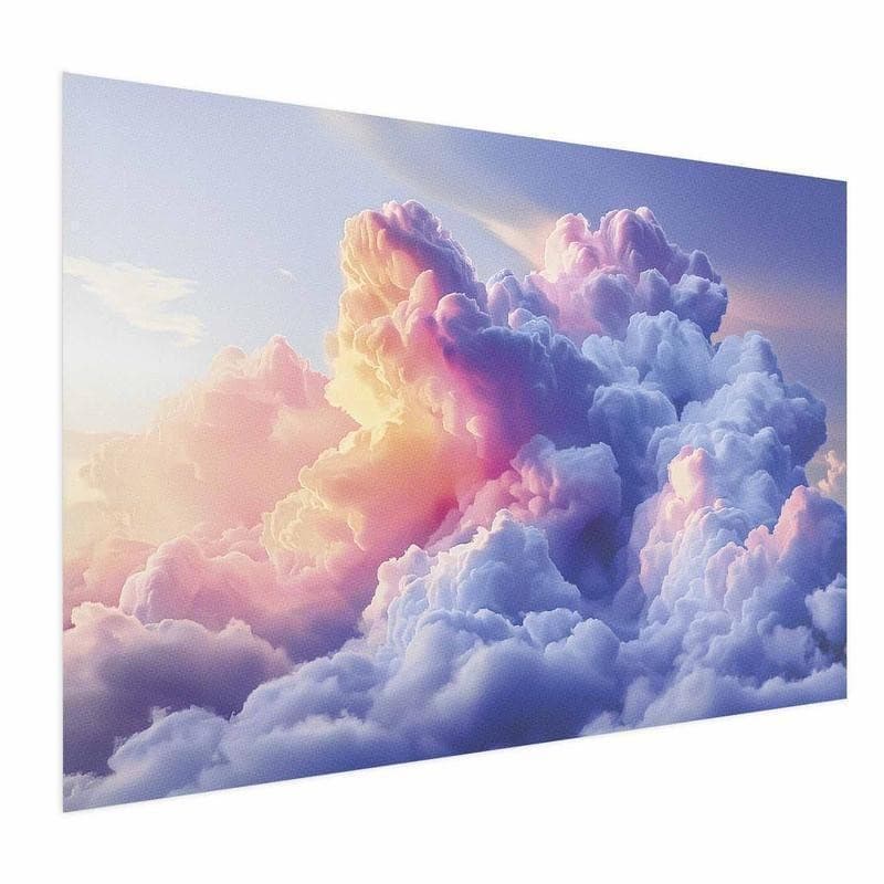 Poster - Clouds Like Painted: Artistic Dawn Brushes Painting the Sky - 15