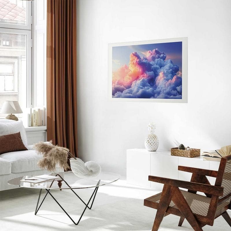 Poster - Clouds Like Painted: Artistic Dawn Brushes Painting the Sky - 12
