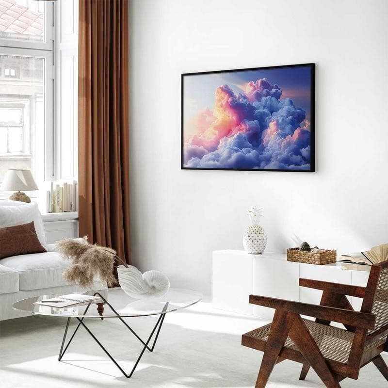 Poster - Clouds Like Painted: Artistic Dawn Brushes Painting the Sky - 8