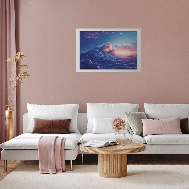 Poster - Night Concert in the Mountains: Clouds Illuminated by the Last Rays of the Sun - 12