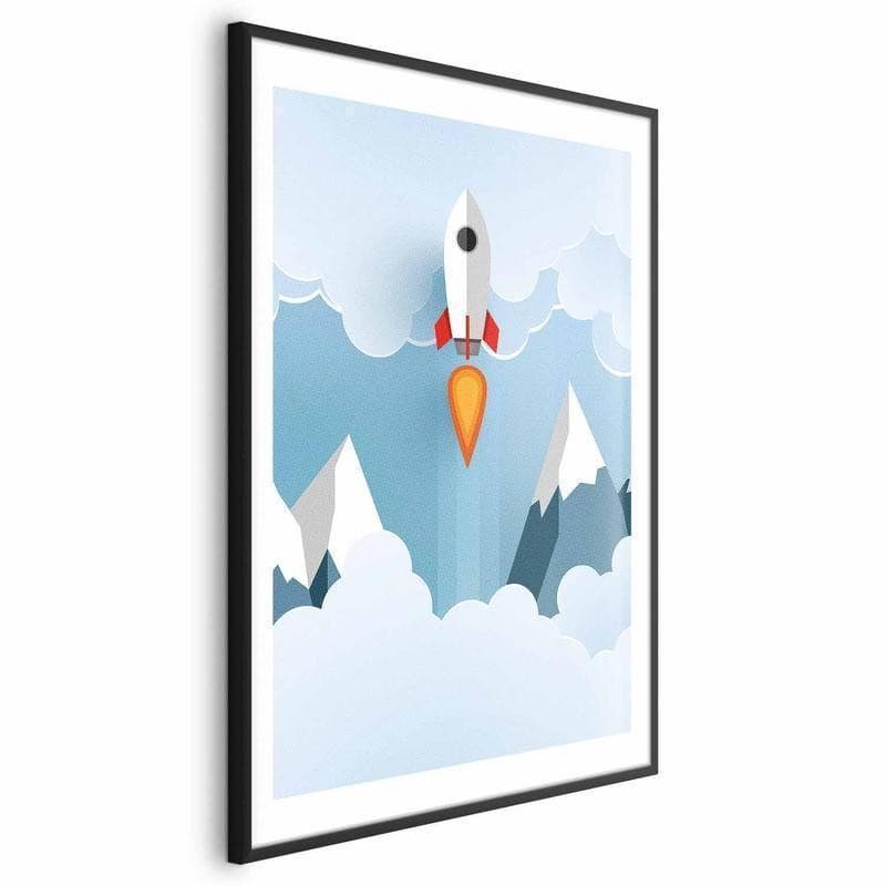 Poster - Rocket in the Clouds - 18