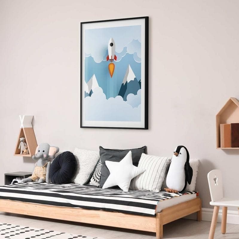 Poster - Rocket in the Clouds - 11