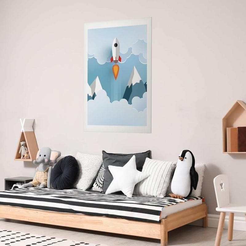 Poster - Rocket in the Clouds - 12