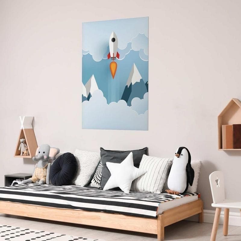 Poster - Rocket in the Clouds - 8