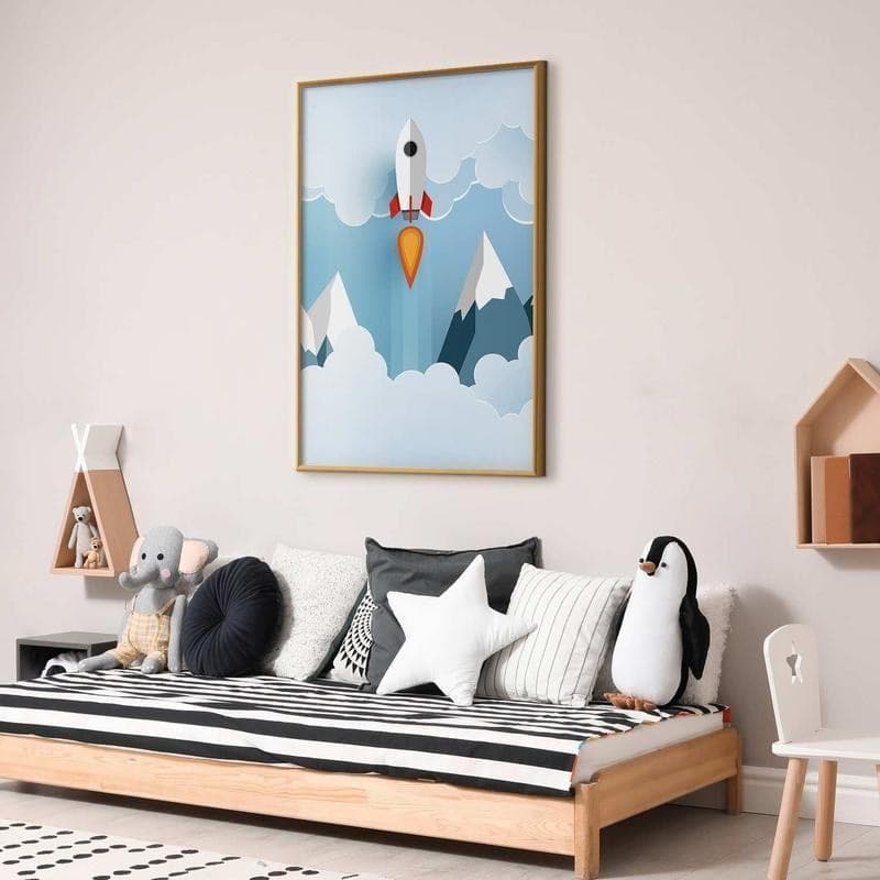 Poster - Rocket in the Clouds - 9