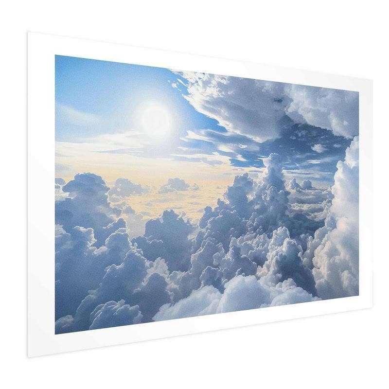 Poster - Symphony of Light: Sun and Clouds Playing Together on a Beautiful Sky - 16