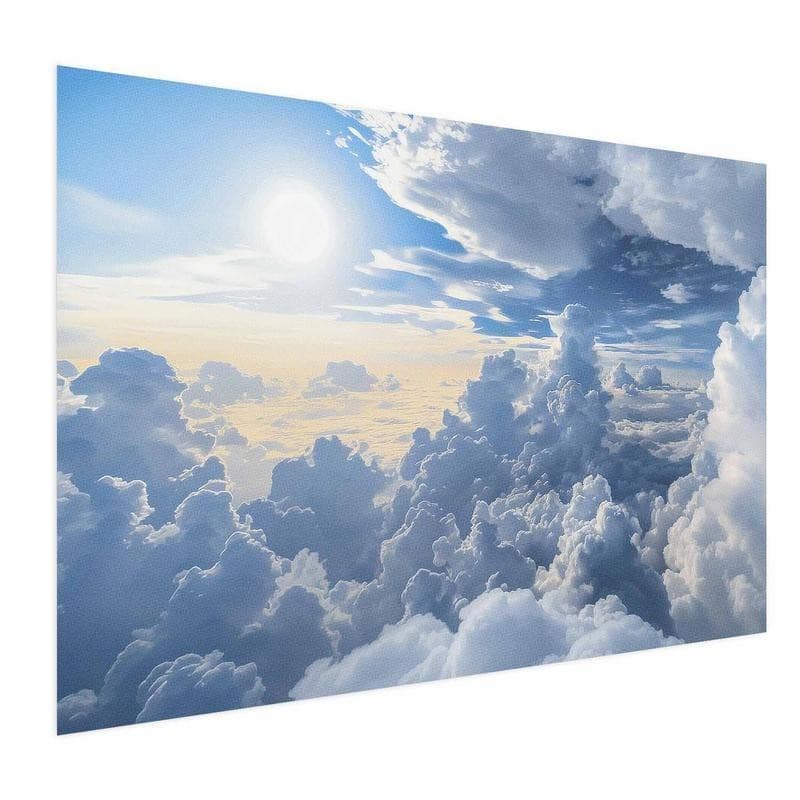 Poster - Symphony of Light: Sun and Clouds Playing Together on a Beautiful Sky - 15