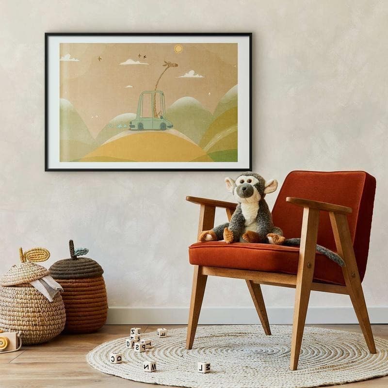 Poster - Traveling Giraffe - 11