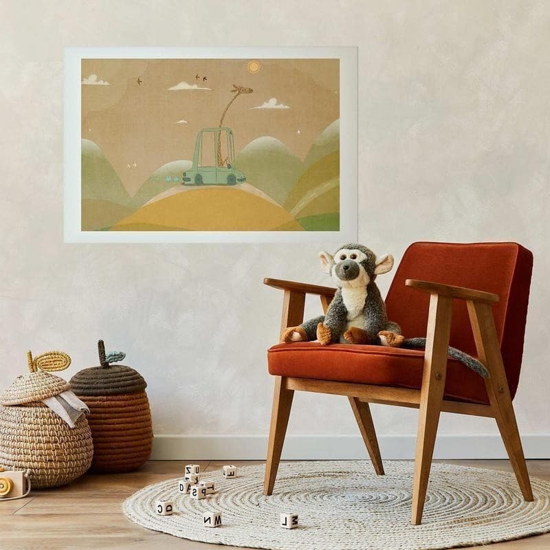 Poster - Traveling Giraffe - 12