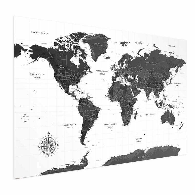 Poster - Monochromatic Map - 15