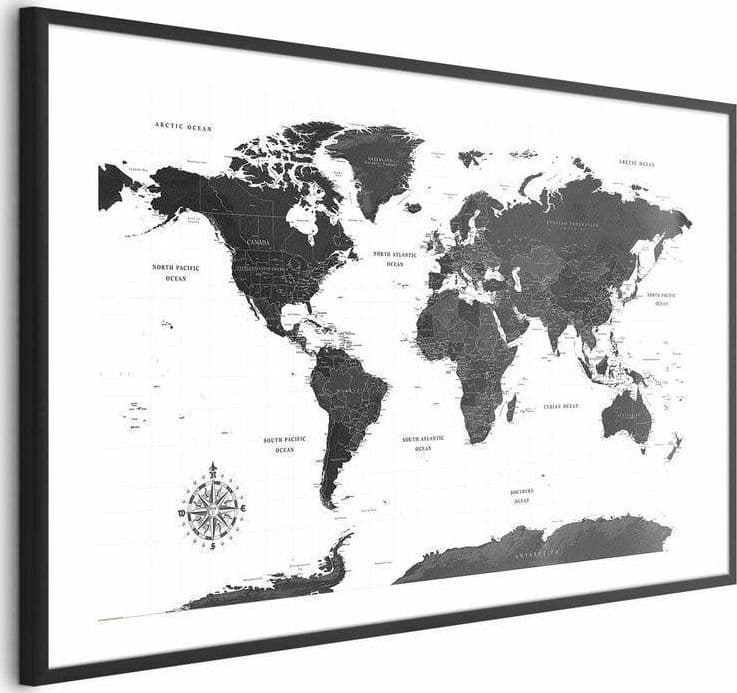 Poster - Monochromatic Map - 5