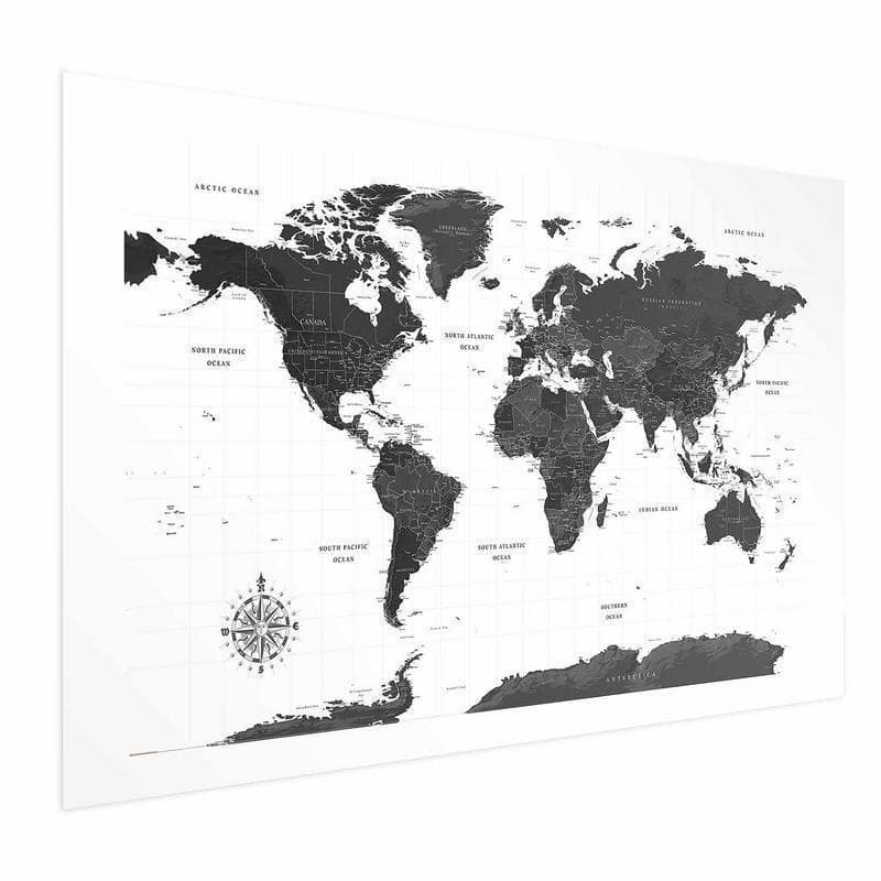 Poster - Monochromatic Map - 6