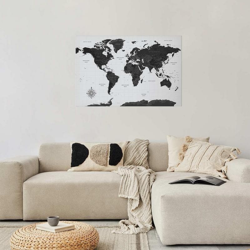 Poster - Monochromatic Map - 7