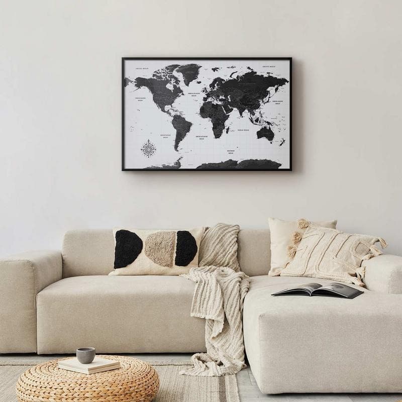 Poster - Monochromatic Map - 8